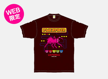 Tシャツ/ぎざぎざPinkspider　カラー：ブラウン（新色・WEB限定）