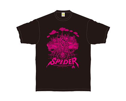 URBAN SPIDER Tシャツ　カラー：ブラック×ピンク